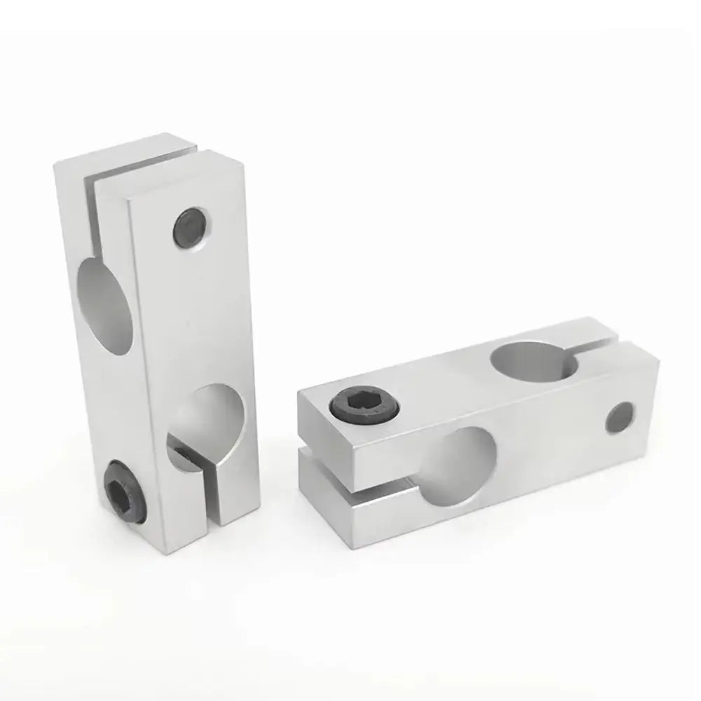 Aluminum Alloy Cross Clamp Pipe Fixing Bracket – Same/Diff Dia