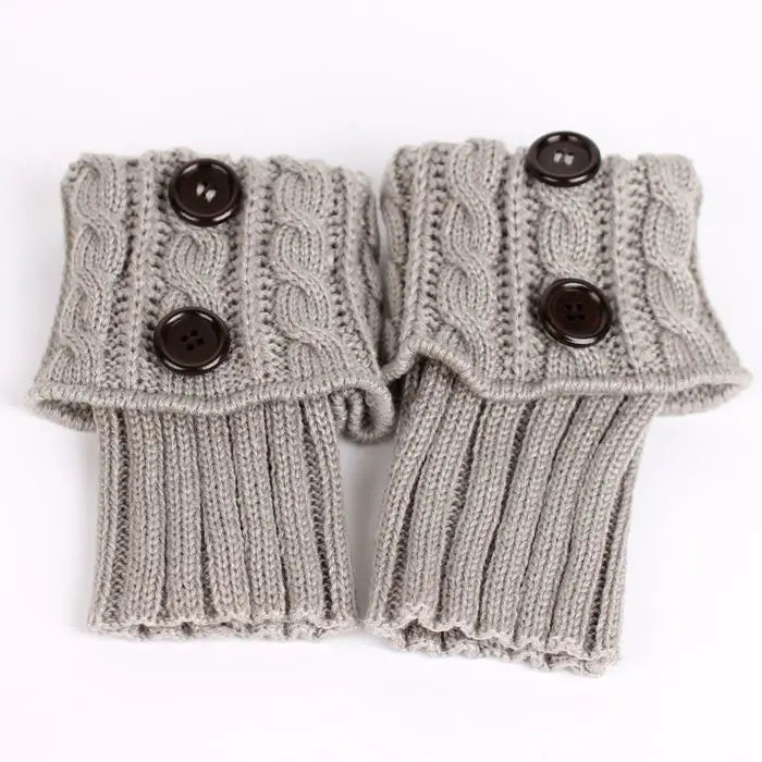Women's Crochet Boot Cuffs – Winter Leg Warmers Over Boot