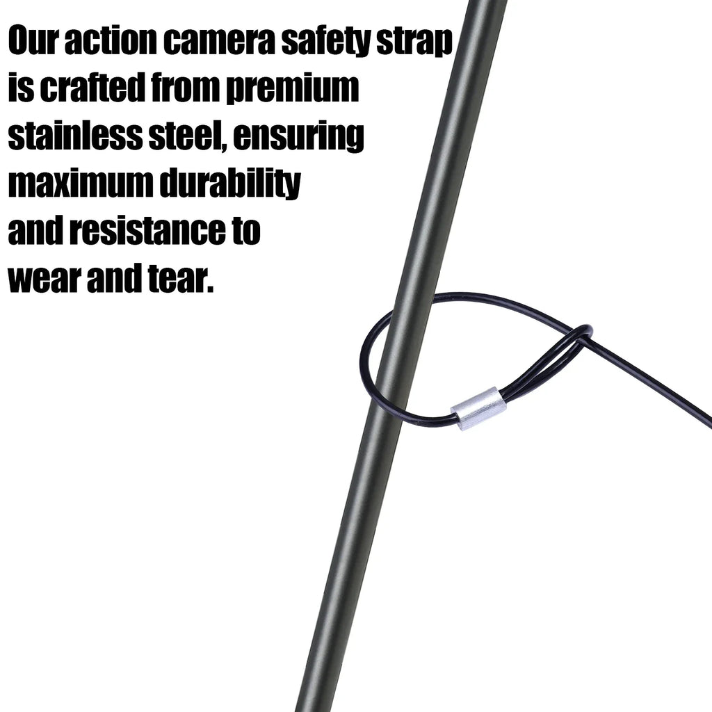 Stainless Steel Safety Wrist Lanyard for GoPro DJI Insta360