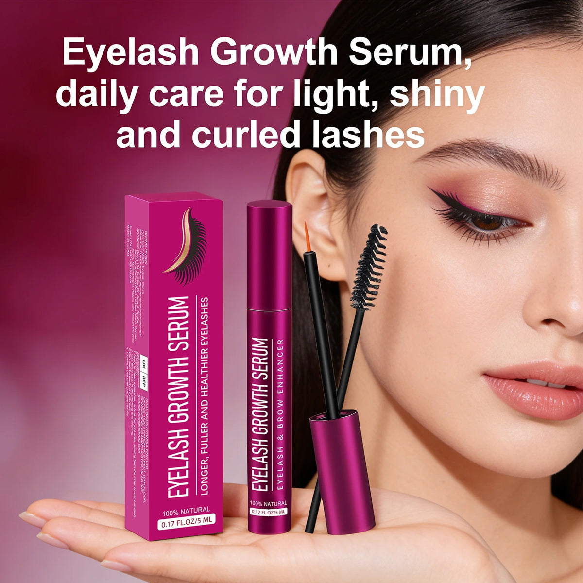 Eyelash Growth Serum – Fuller, Longer & Thicker Lashes (5ml)