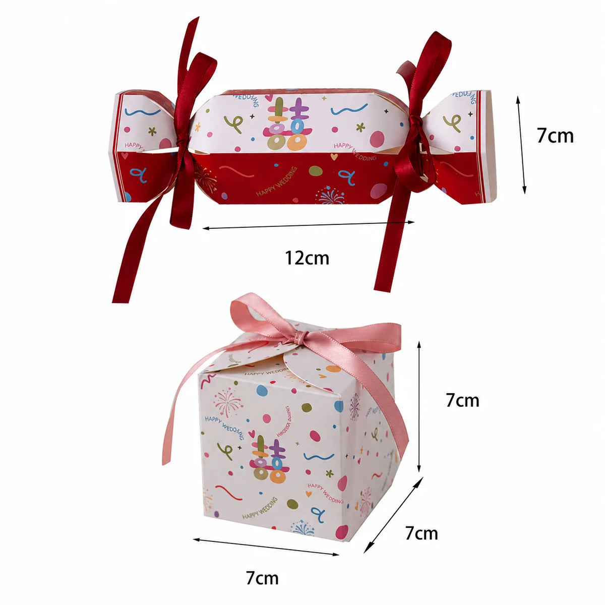 Wedding Favor Candy Box – Romantic Printed Gift Box
