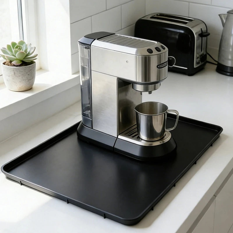Silicone Coffee Station Mat – Non-Slip Heat Resistant Tray