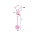 Colorful Spring Cat Toy Ball – Suction Cup Door Hanger
