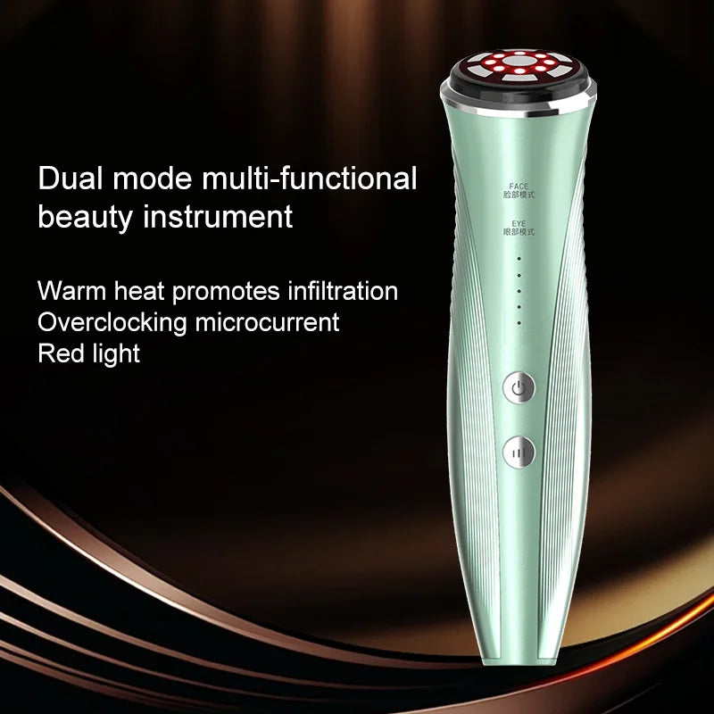 Ultrasonic RF Beauty Device – Dual Face & Eye Anti-Aging