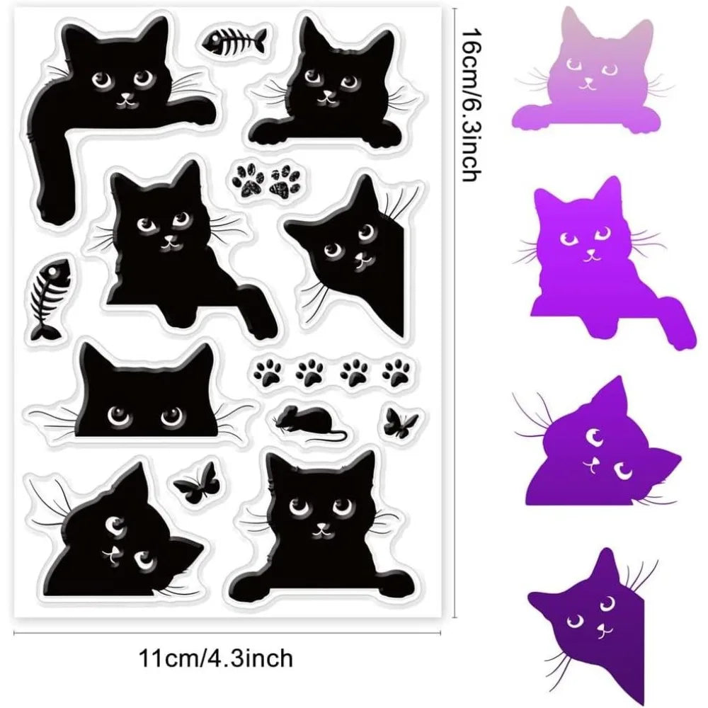 Moon Phase & Constellation Clear Stamps for Scrapbooking
