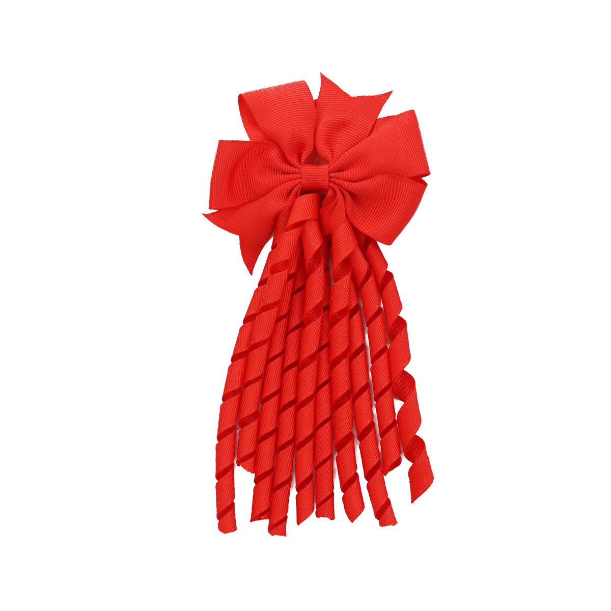 12-Pack Girls' Grosgrain Ribbon Bow Hair Ties | Cheerleading