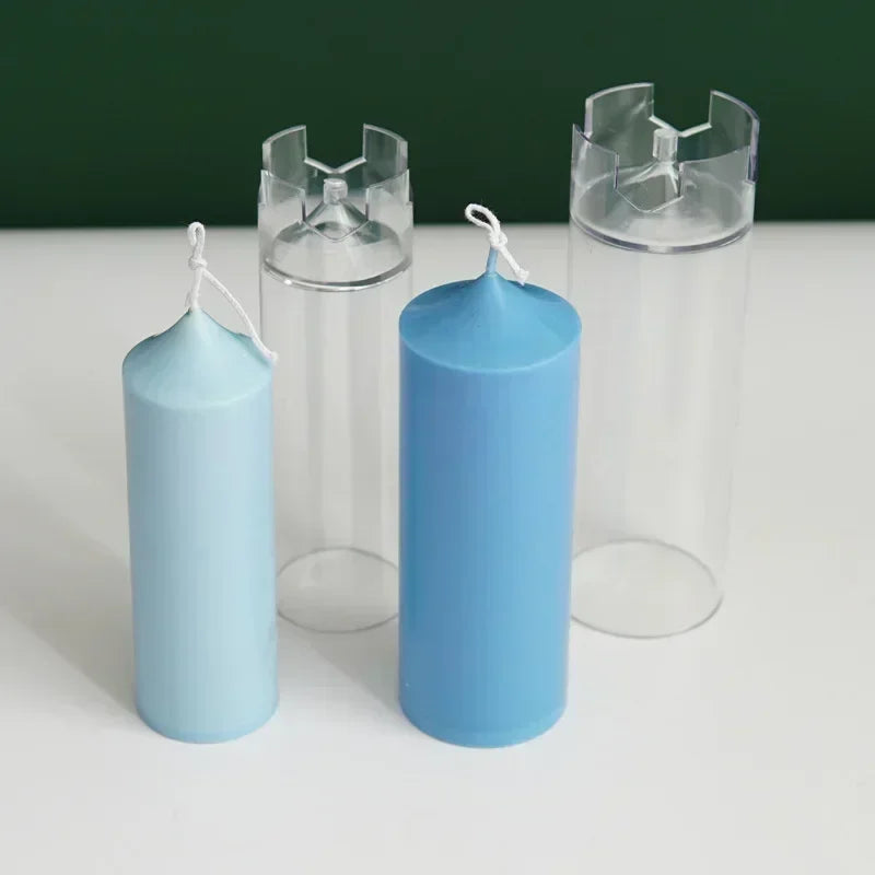 Pointed Cylindrical Acrylic Candle Mold | DIY Candle Making