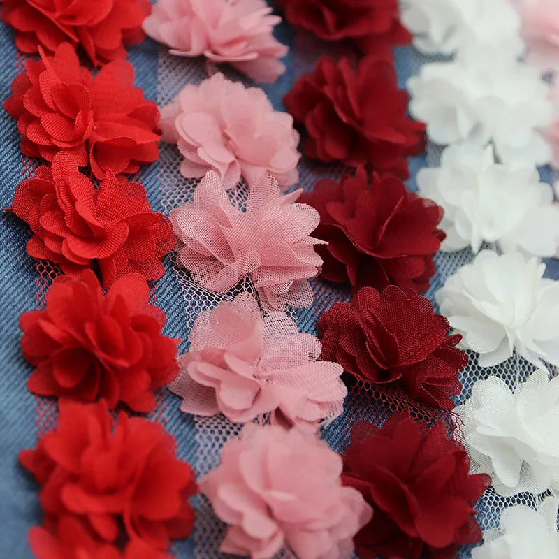 56-Piece 30mm Chiffon Lace Ribbon Roll – DIY Crafts & Gifts