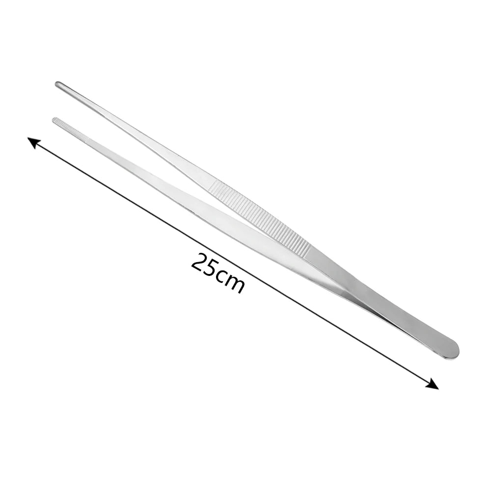 Stainless Steel BBQ Tongs – Churrasco & Buffet Food Clip