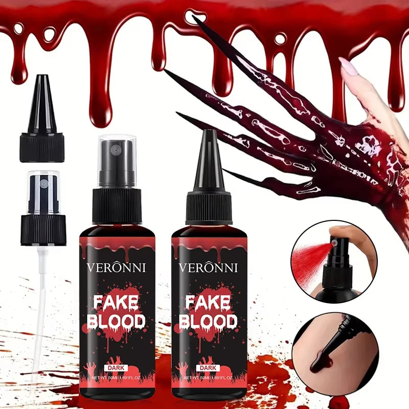 Washable Fake Blood Spray 50ml – Halloween Costume FX