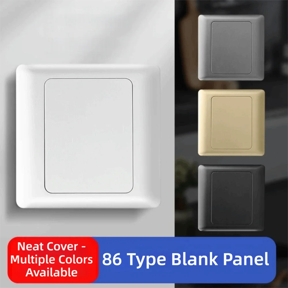 86 Type Wall Blank Panel Cover Plate – Switch Socket Hole