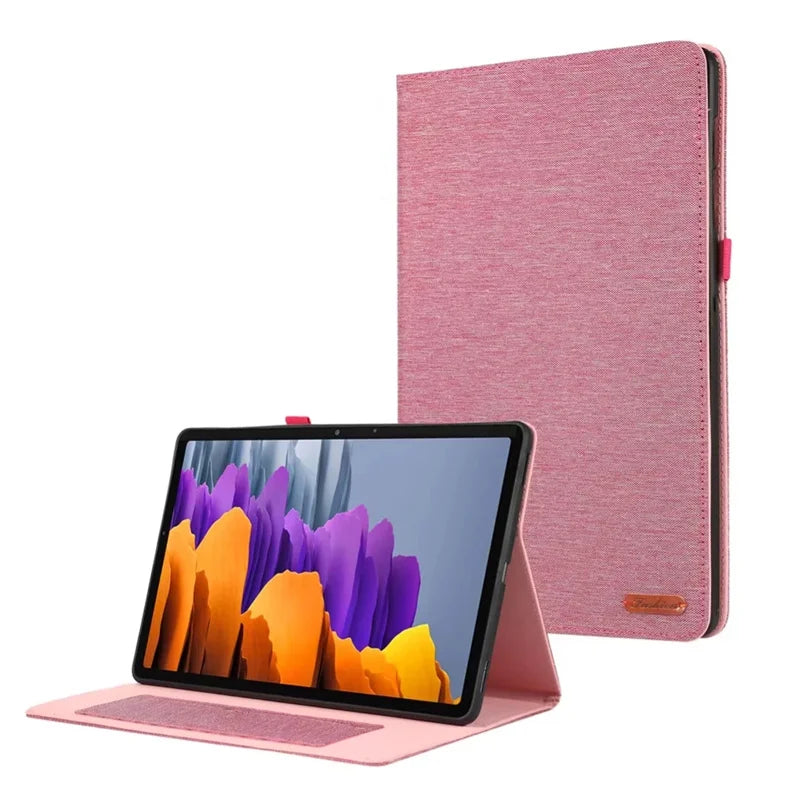 Samsung Galaxy Tab S10 FE 10.9" Soft Fabric Flip Stand Case