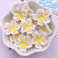 20PCS Kawaii Peach Blossom Resin Flatback Figurines – DIY Crafts