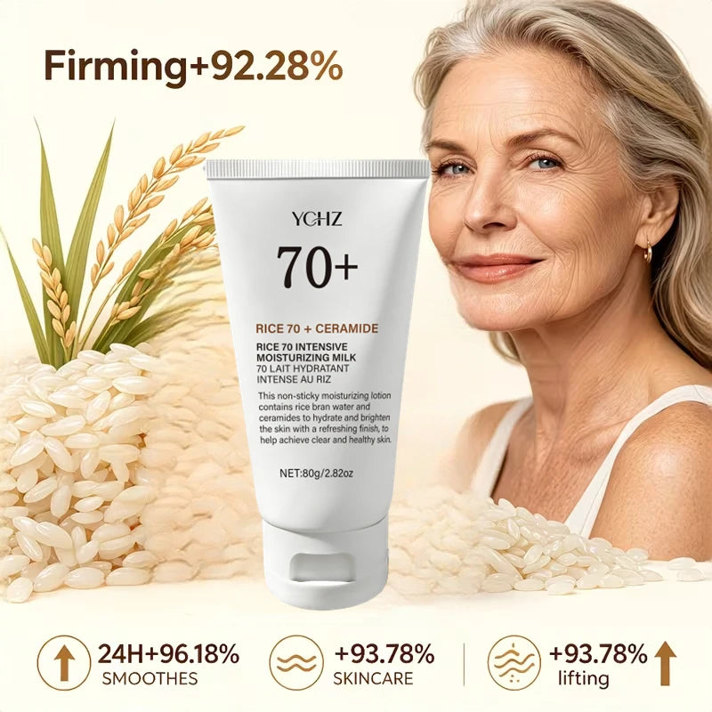 YCHZ Rice & Niacinamide Moisturizing Cream 80g – All Skin Types