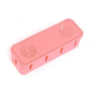 Power Strip Storage Box – Dustproof Cable Manager Cover