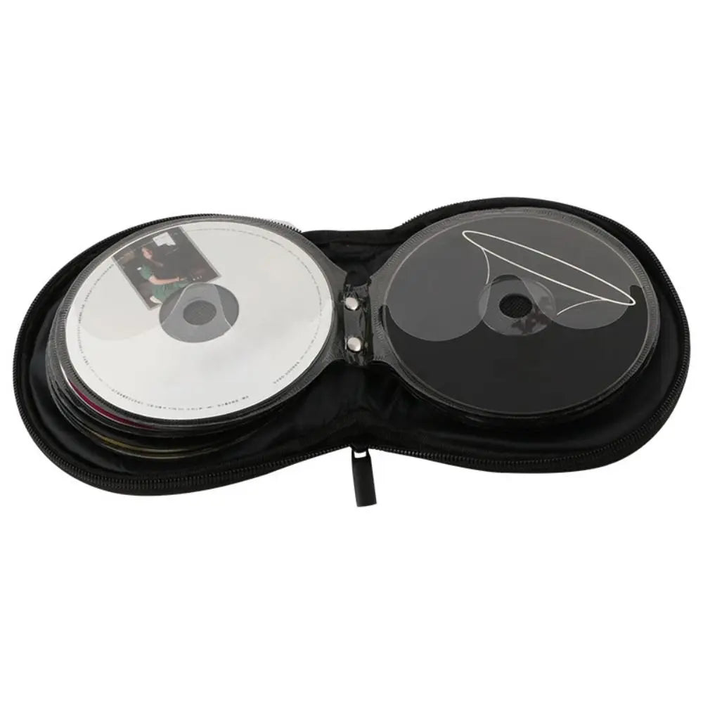 20-Capacity Oxford Cloth CD DVD Carrying Case with Hand Strap