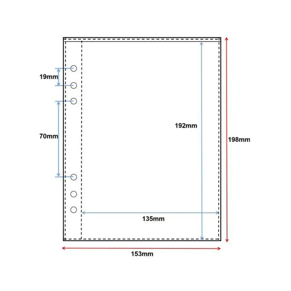 A5/A8 Photocard Binder – Transparent Loose-Leaf Photo Album