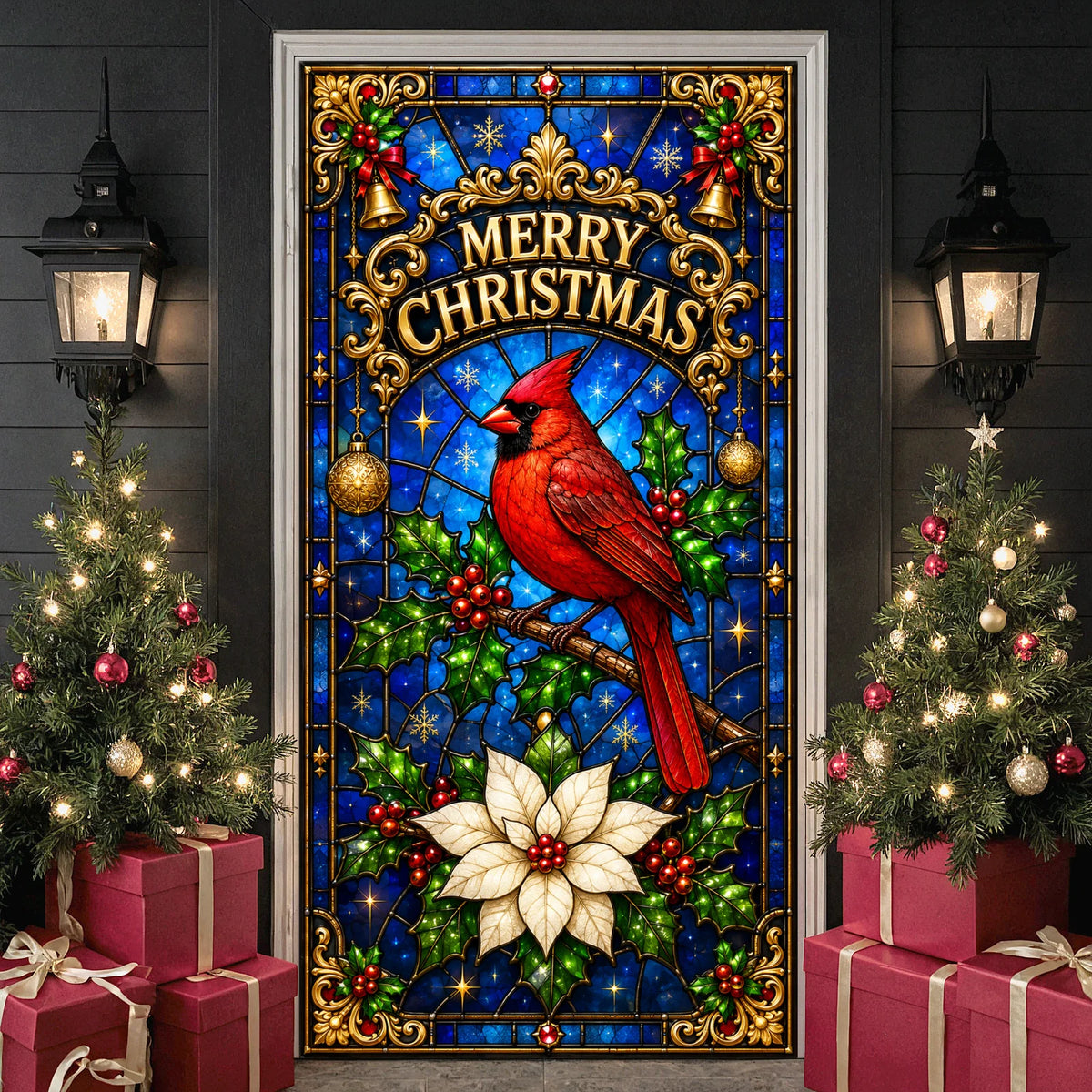 Holiday Photo Backdrop Festive Banner 180×90cm – Indoor Events