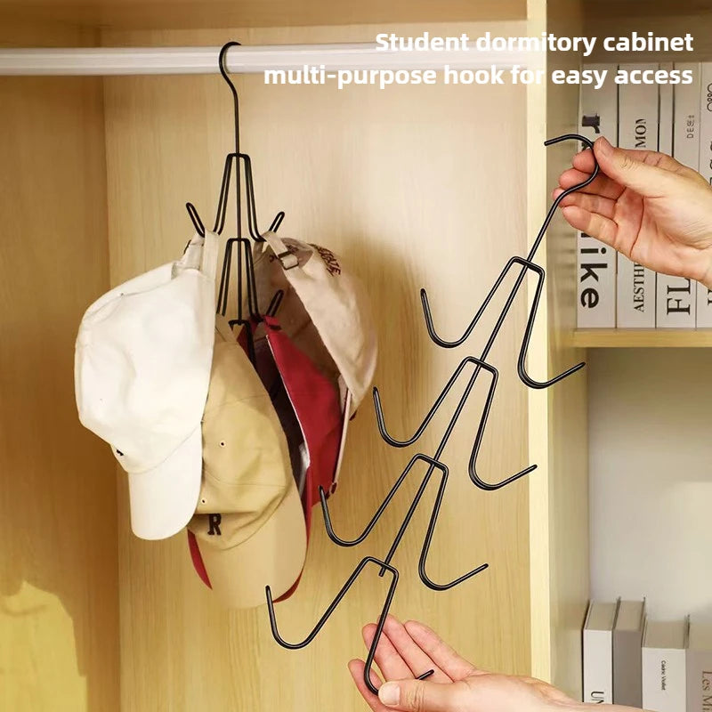 Rotating Metal Purse Hanger Organizer | Closet Handbag Holder