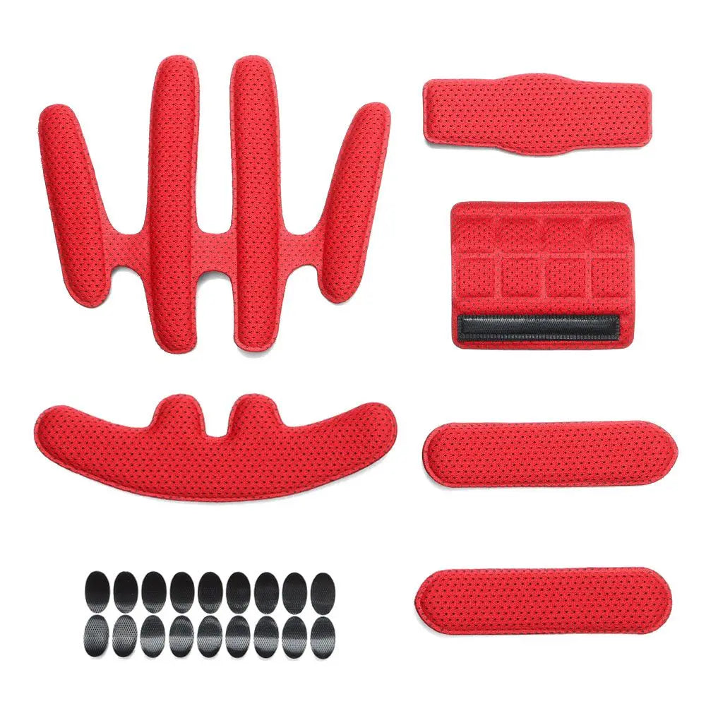 24-Piece Universal Helmet Padding Kit – Foam Replacement Pads