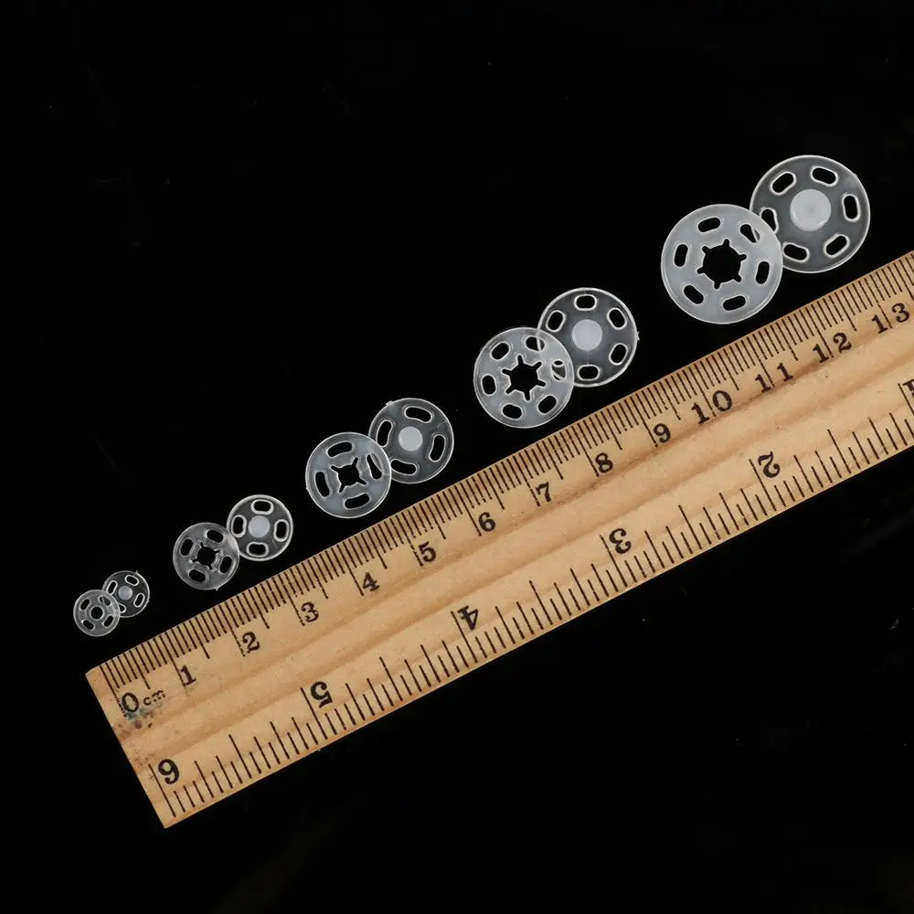 100pcs Plastic Snap Press Buttons – Sewing Fasteners Set