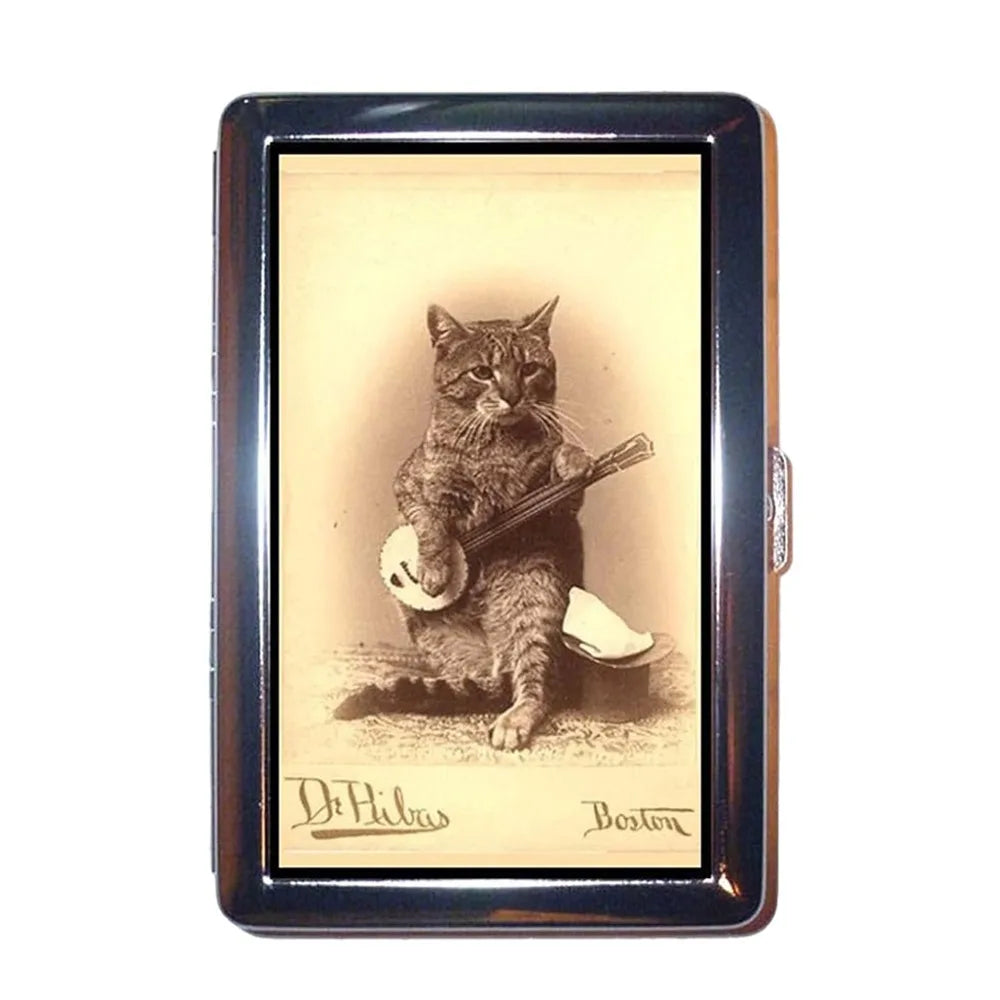 Vintage Metal Card Case | Multi-Function Business Card Holder