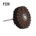 80mm Radial Abrasive Brush – Sandpaper Polishing Wheel for Wood
