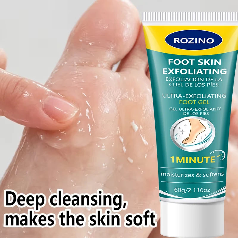 ROZINO Foot Exfoliating Gel – Callus Softener & Moisturizer
