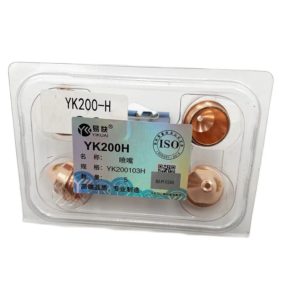 10-Pack YK200H Nozzles for CNC Plasma Cutting Torch