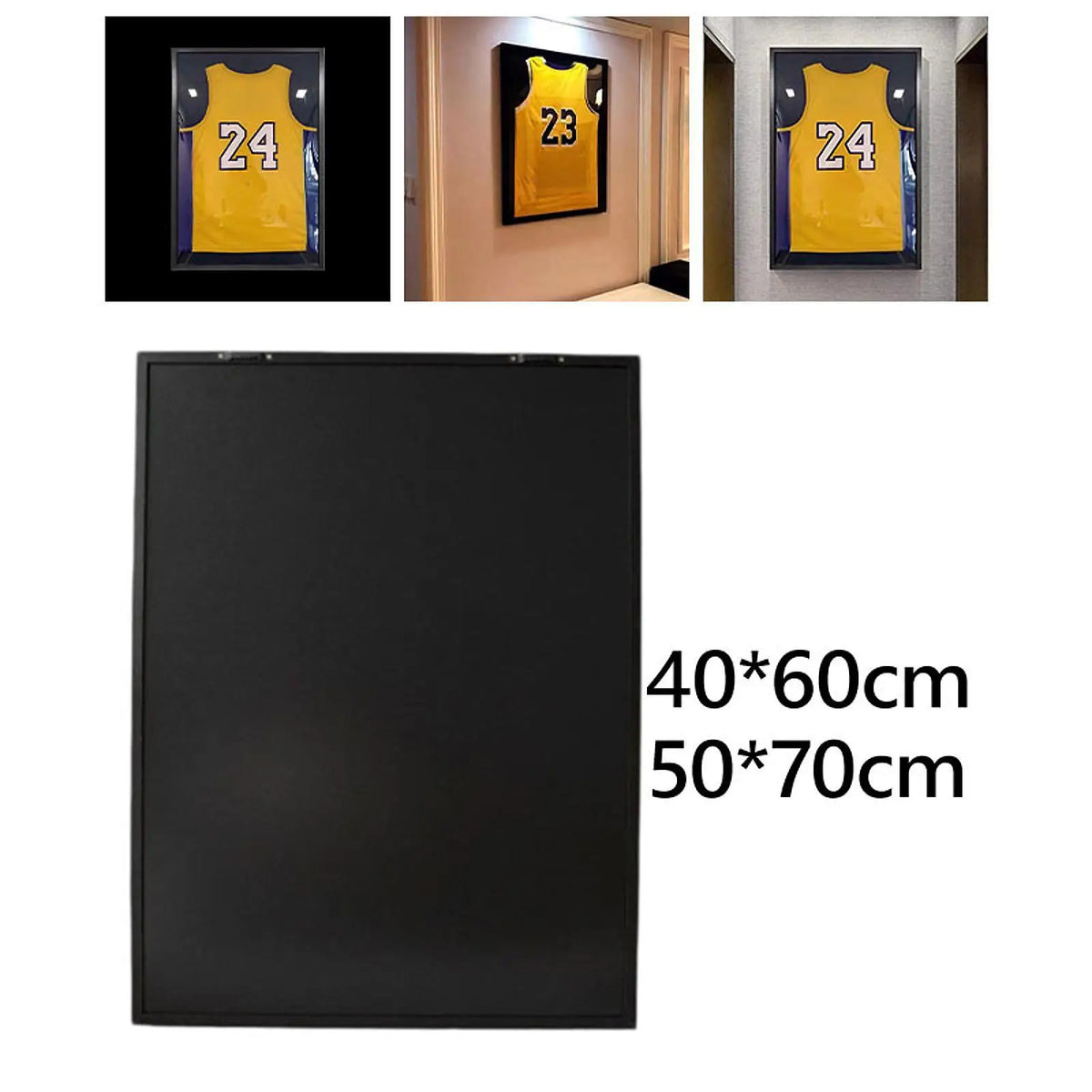 Sports Jersey Shadow Box Frame – Wall Mount Display Case