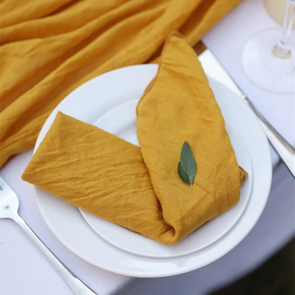 Square Cotton Polyester Dining Napkins – Wedding & Home Décor