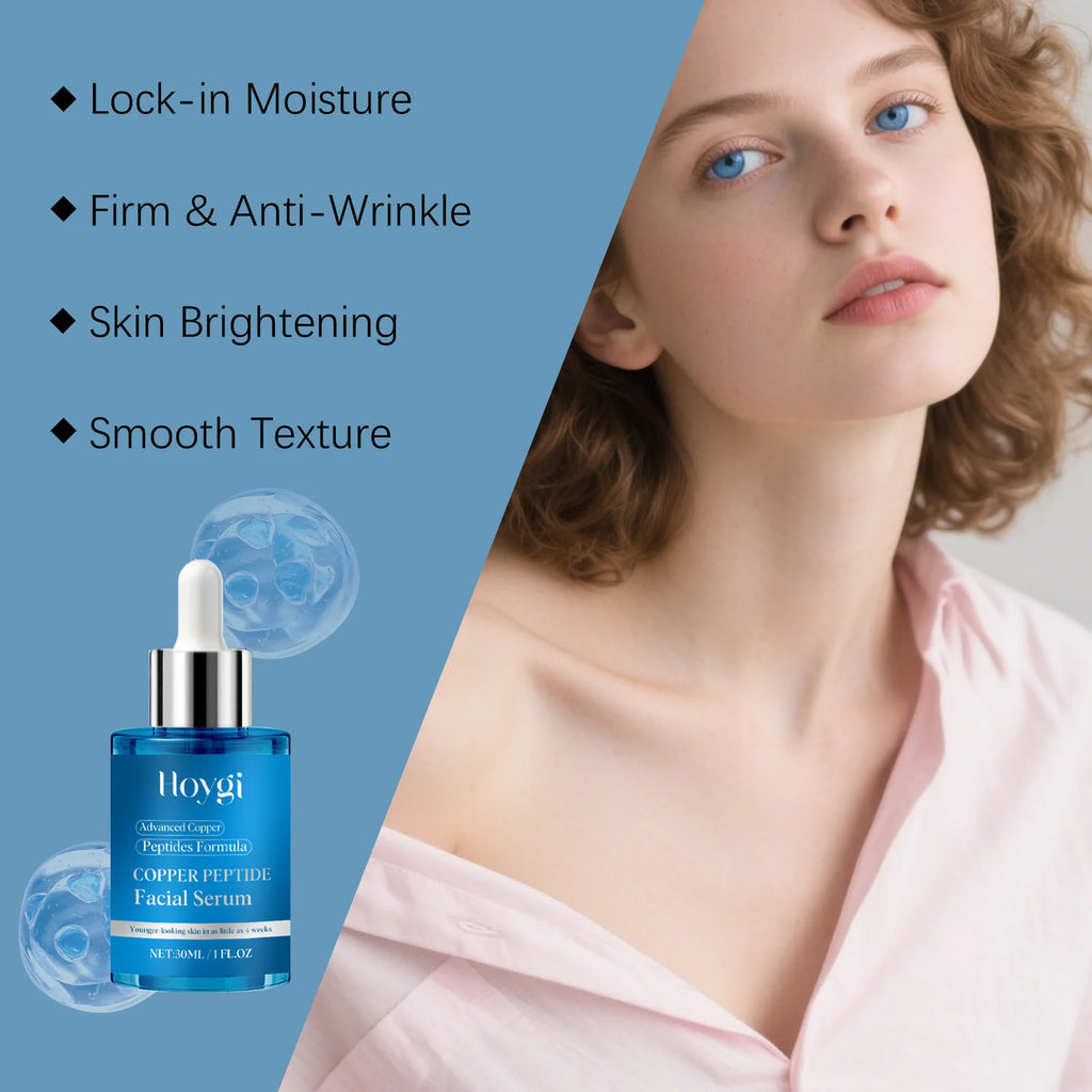 Hoygi Copper Peptide Facial Serum 30ml – Firm & Hydrate Skin