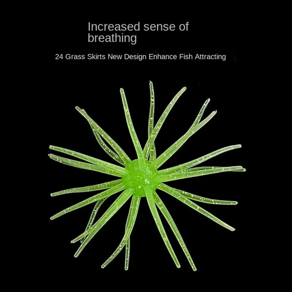 Sea Urchin Soft Fishing Lures – TPE Silicone Bass Bait 2.8g/8.7g