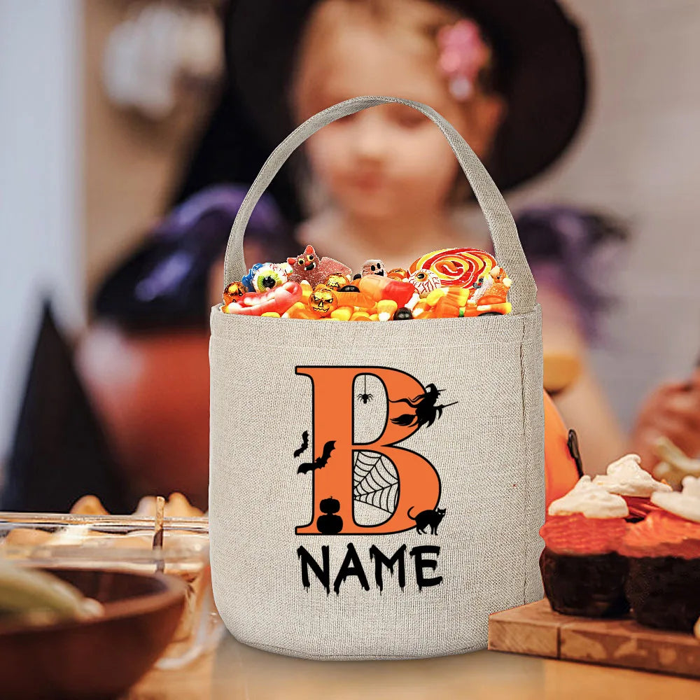 Personalized Halloween Trick or Treat Bag – Kids' Candy Tote