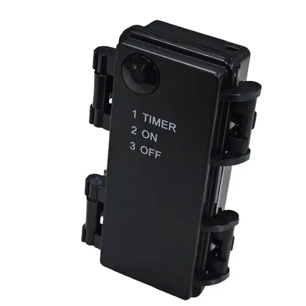 AA Battery Holder 2-Section 3V with Timer Switch – Waterproof
