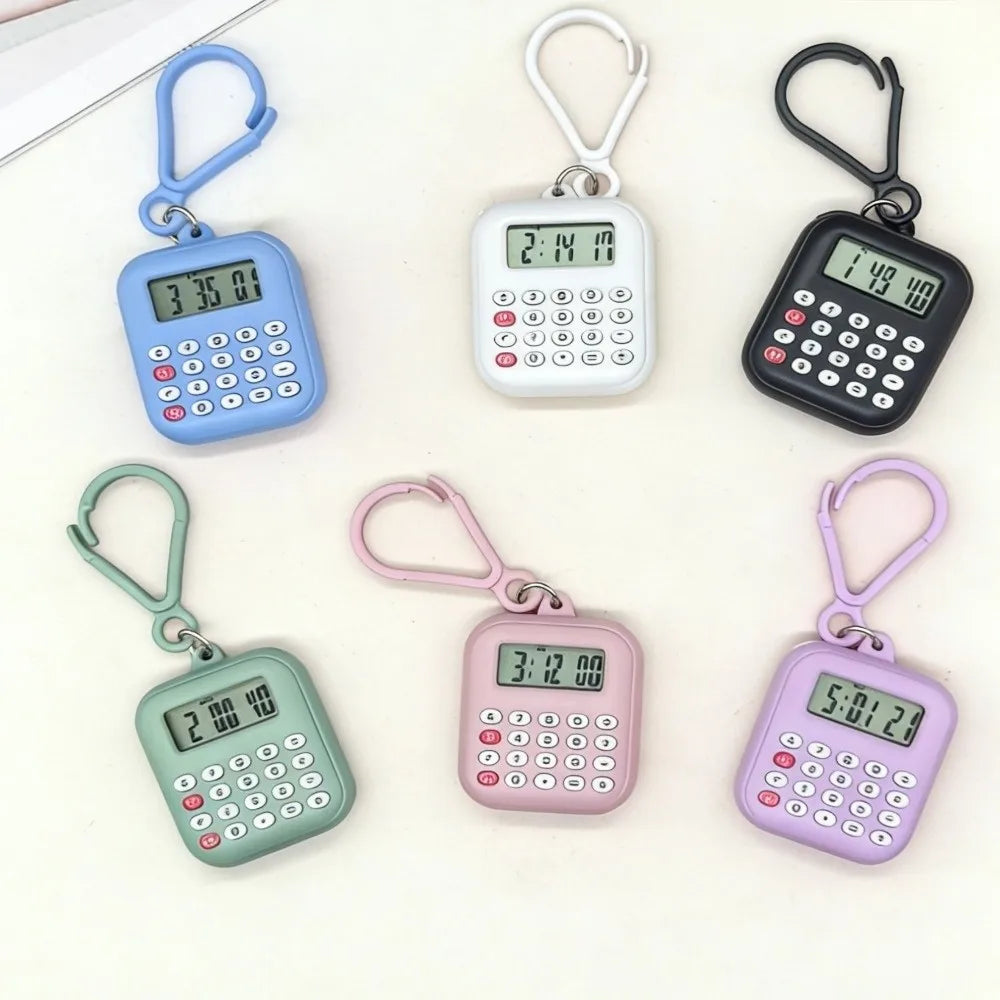 Mini Keychain Calculator – Portable 8-Digit Silent Button