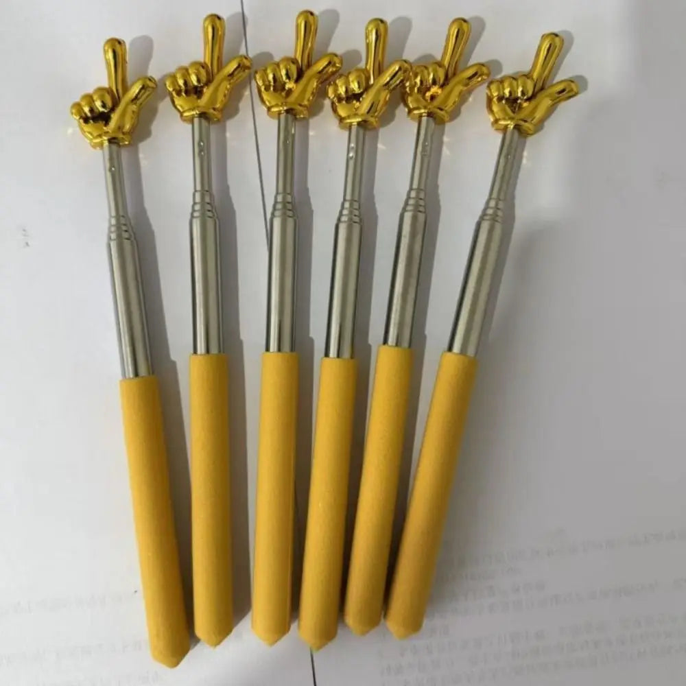 Retractable Teaching Pointer Stick – Gold Finger Non-Slip