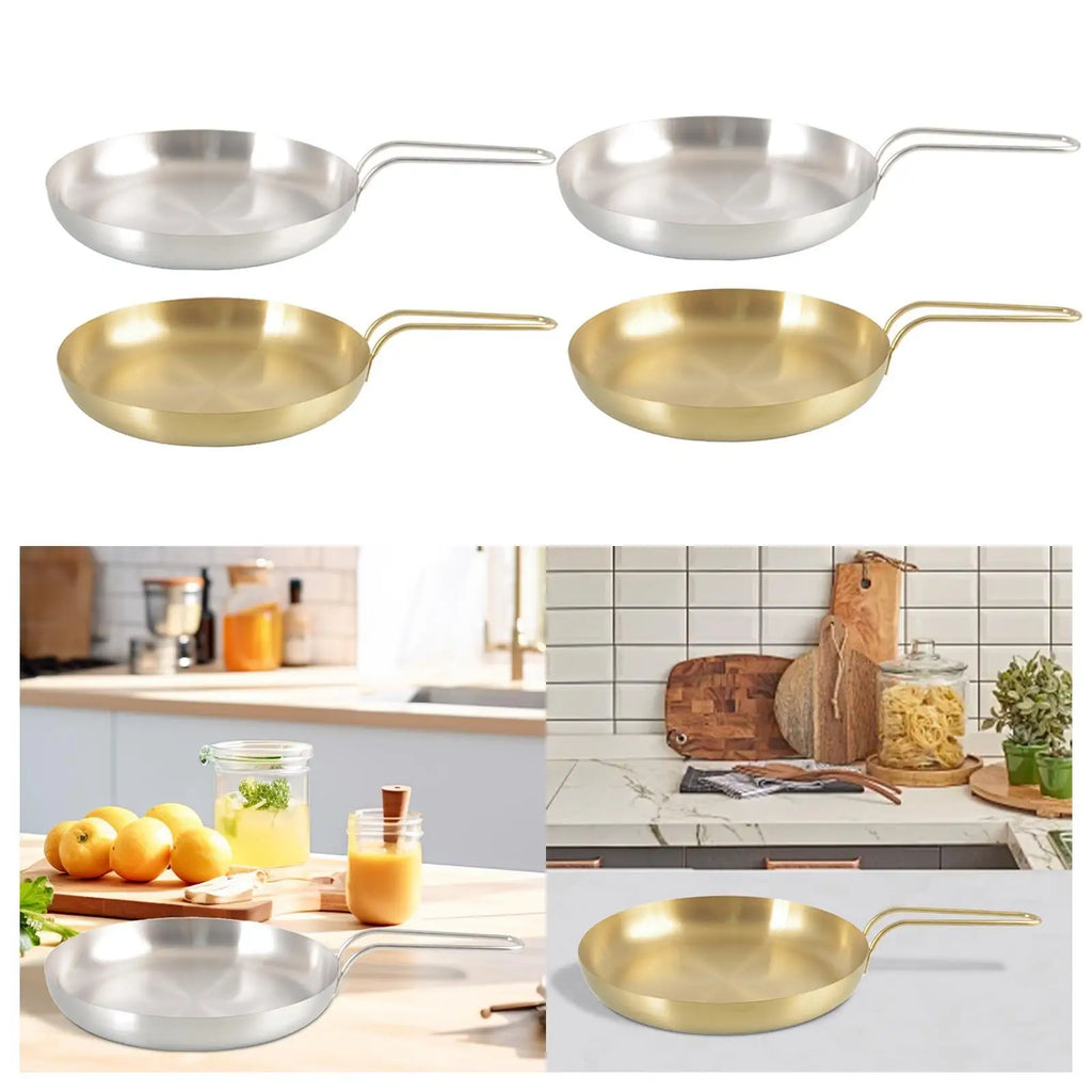 Stainless Steel Nonstick Grill Pan – Steak & BBQ Skillet