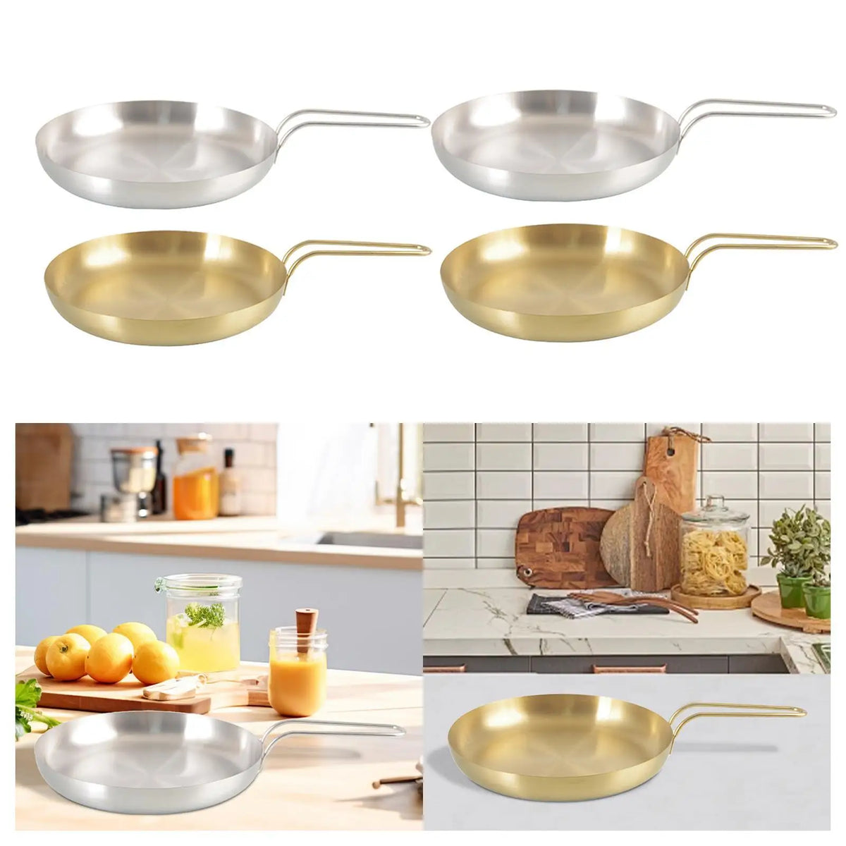 Stainless Steel Nonstick Grill Pan – Steak & BBQ Skillet