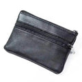 Mini Zipper Coin Purse PU Leather Key Holder Wallet
