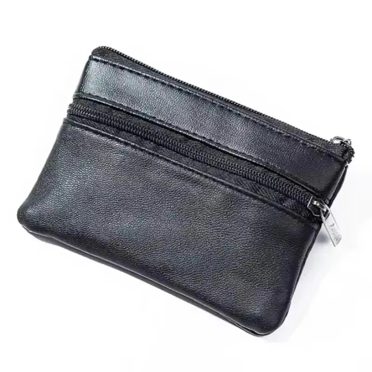 Mini Zipper Coin Purse PU Leather Key Holder Wallet