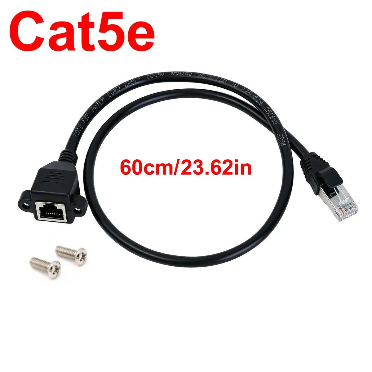 Shielded RJ45 Cat5e Cat6e Ethernet Extension Cable Male Female