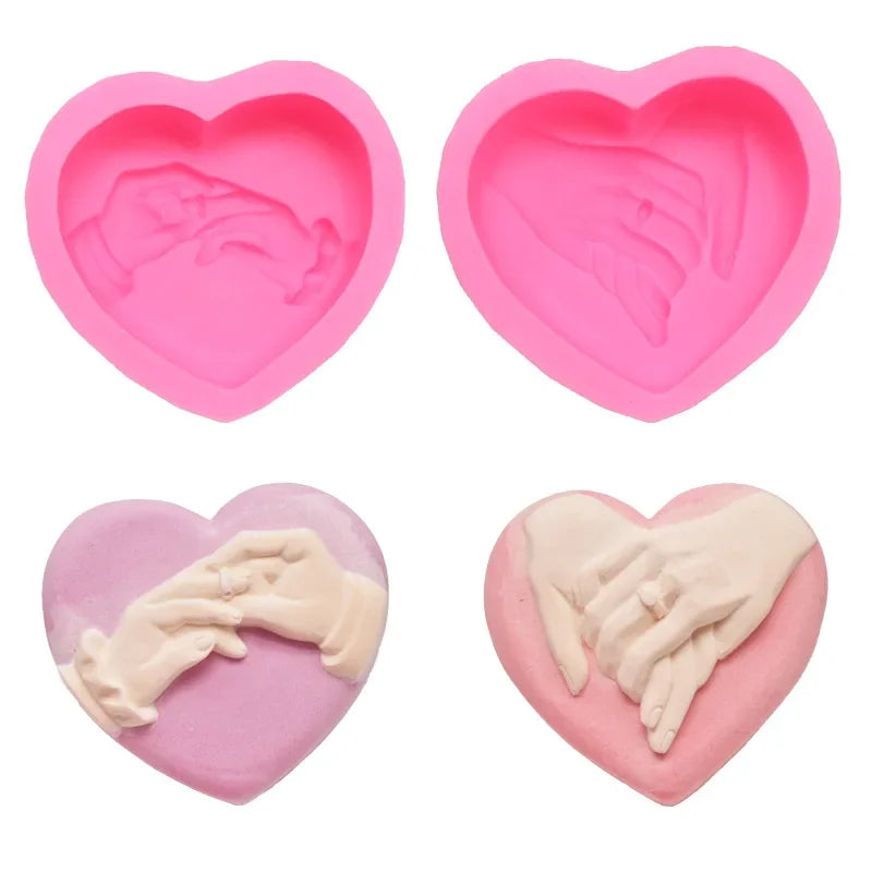 3D Heart Silicone Mold – Candle, Soap, Chocolate & Epoxy DIY