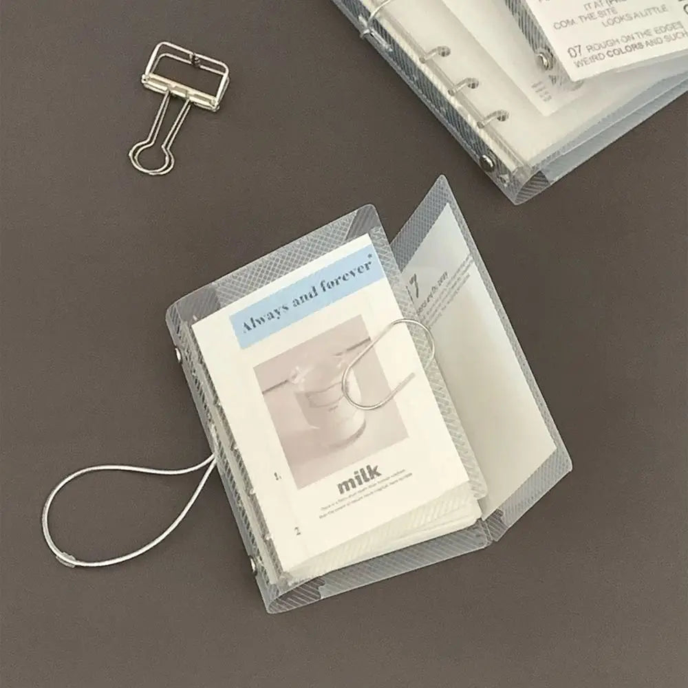 Transparent PP Loose Leaf Notebook Cover | M5 A6 A7 Binder