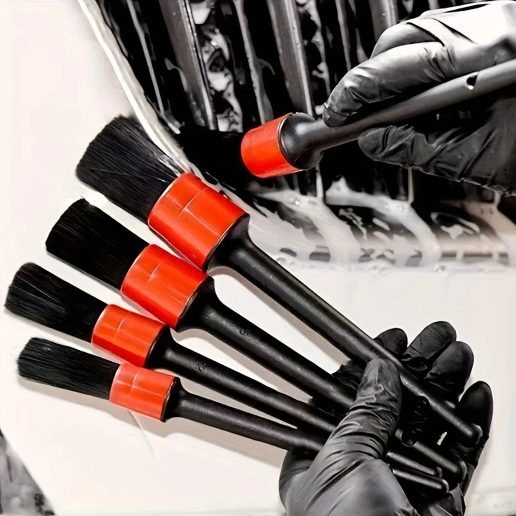 Car Cleaning Care Set – Brush, Waxing Sponge & Wash Cloth