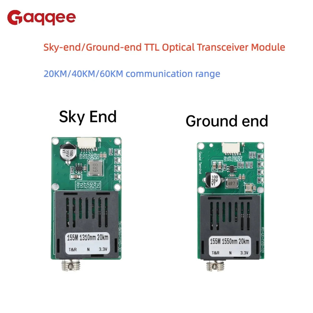 TTL Optical Transceiver Module DC 5.5–26V FC for Drones