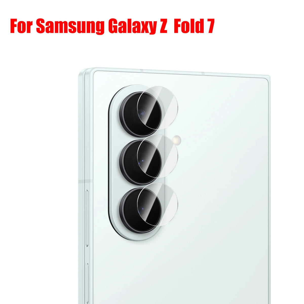 Tempered Glass Camera Lens Protector – Samsung Z Flip7/Fold7
