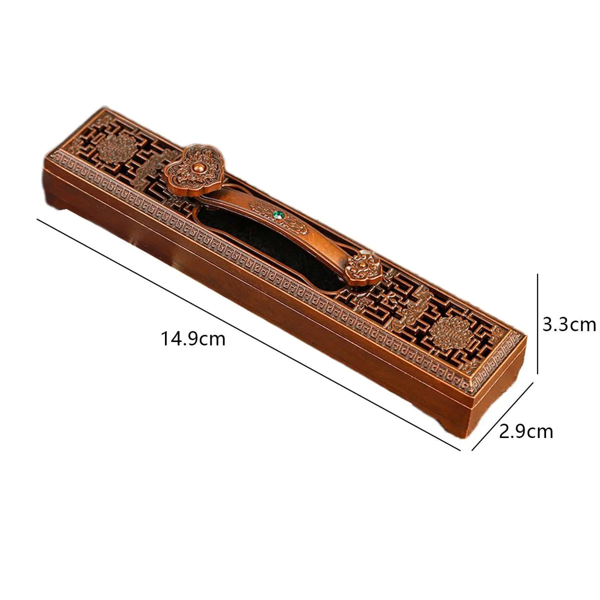 Kesoto Metal Incense Burner Box & Stick Holder for Spa