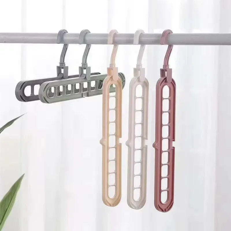 Non-Slip Space-Saving Clothes Hanger Rack | Closet Organizer