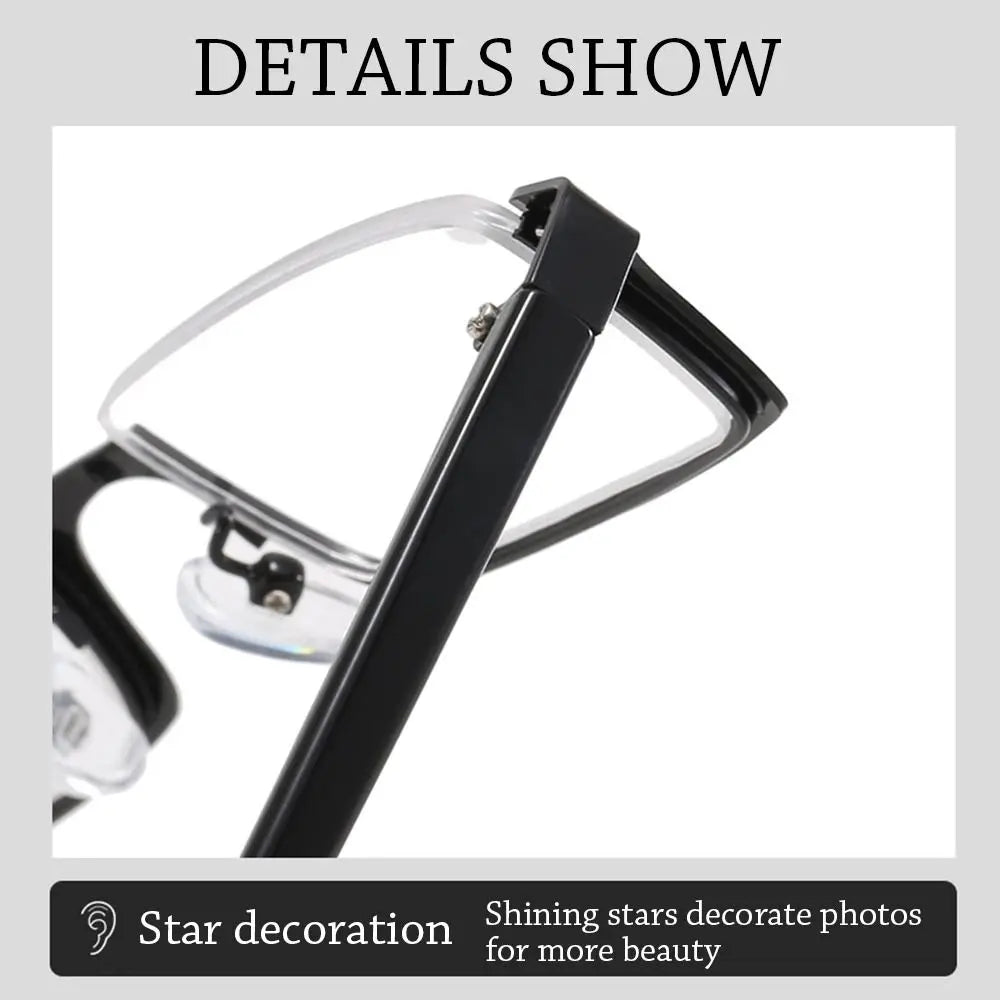 Blue Light Blocking Glasses – Ultralight Metal Square Frames